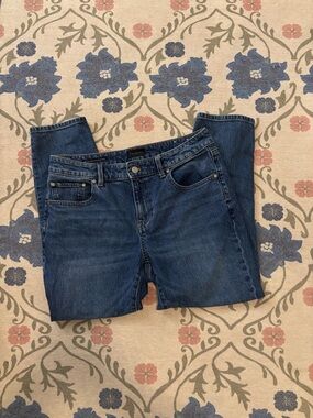 Talbots Midnight Blue Straight-Leg Denim Jeans